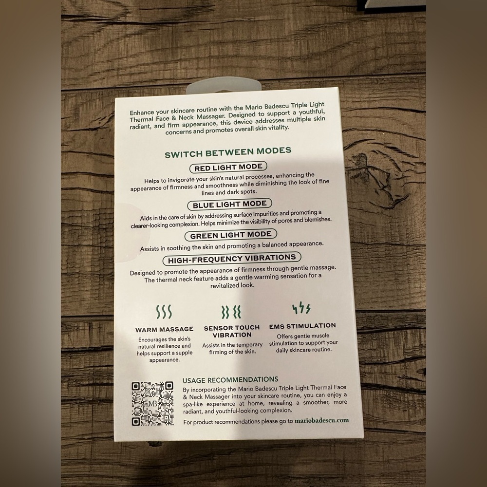 Mario Badescu Triple Light Thermal Massager - Picture 2 of 3